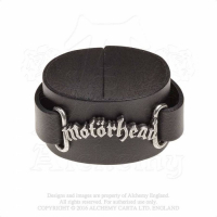 Lederarmband mit Zinnlogo "Motörhead"