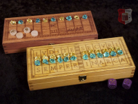 Senet Tabula Festungsspiel historische Brettspielesammlung in der Holzschatulle
